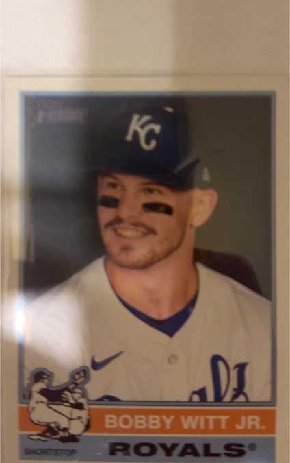 2025 Topps Heritage #92 Bobby Witt Jr. — front