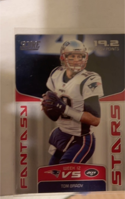 2019 Panini Score Fantasy Stars #FS-20 Tom Brady — front