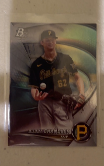 2022 Bowman Platinum Top Prospects #TOP-17 Bubba Chandler — front