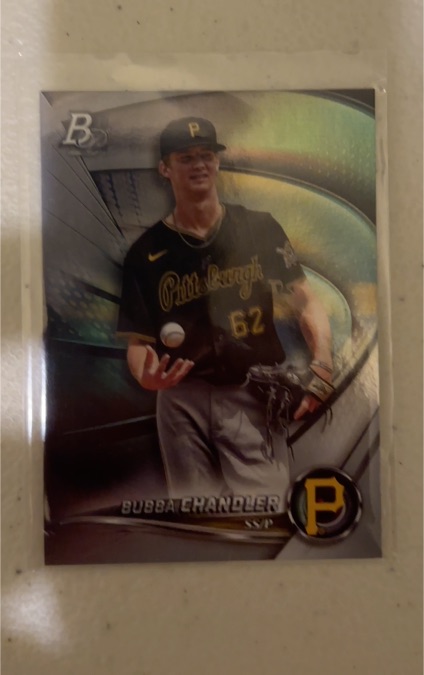 2022 Bowman Platinum Top Prospects #TOP-17 Bubba Chandler — front