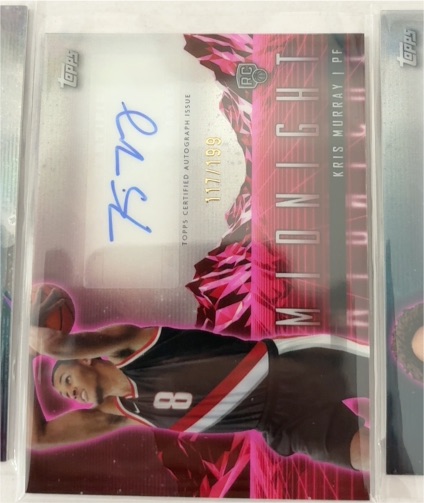 2023-24 Topps Midnight #RHS-KM Kris Murray Rookie Horizon Signatures Auto — front