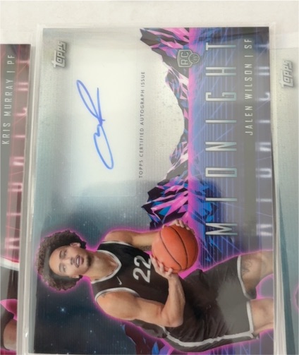 2023-24 Topps Midnight #RHS-JWI Jalen Wilson Rookie Horizon Signatures — front