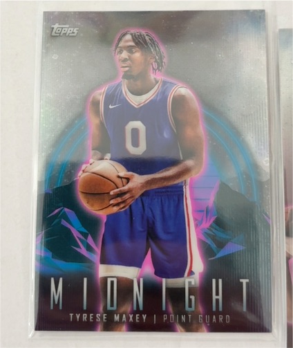 2023-24 Topps Midnight #47 Tyrese Maxey — front