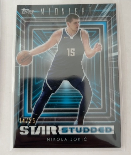 2023-24 Topps Midnight #SS-1 Nikola Jokic Star Studded — front