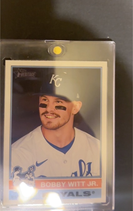 2025 Topps Heritage #92 Bobby Witt Jr. — front