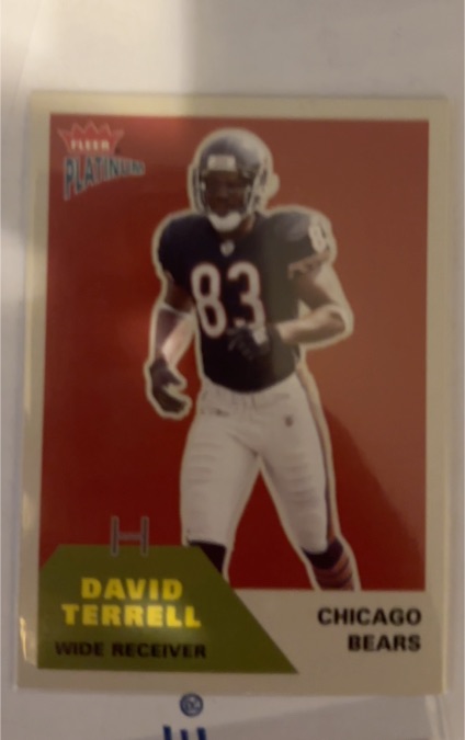 2002 Fleer Platinum #9 David Terrell — front
