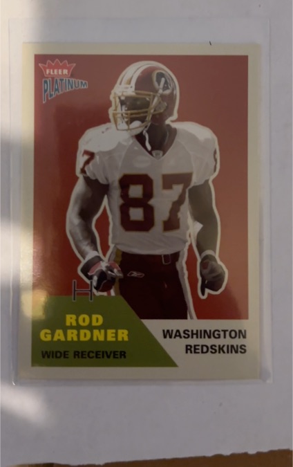 2002 Fleer Platinum #6 Rod Gardner — front