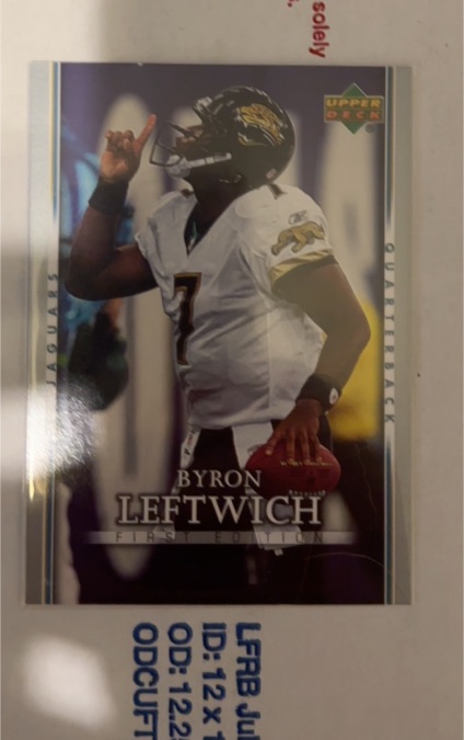 2007 Upper Deck First Edition #46 Byron Leftwich — front