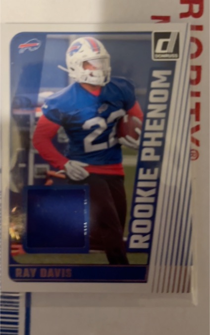 2024 Donruss Rookie Phenom Jerseys #RPJ-RDA Ray Davis — front