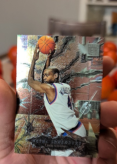 1996-97 Fleer Metal #248 Metal Shredders Chris Webber — front