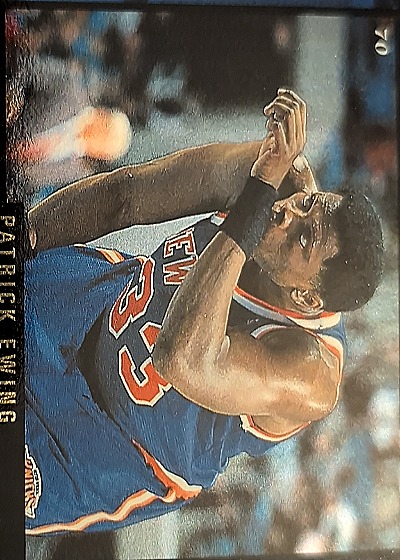1995-96 SP Championship #70 Patrick Ewing — back