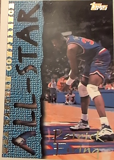 1994-95 Topps #1 Patrick Ewing — front