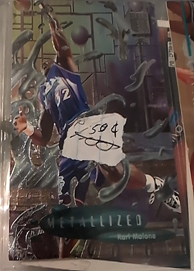 1995 Fleer Ultra #50 Karl Malone — front