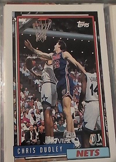 1992-93 Topps #148 Chris Dudley — front