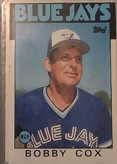 1986 Topps #471 Bobby Cox — front