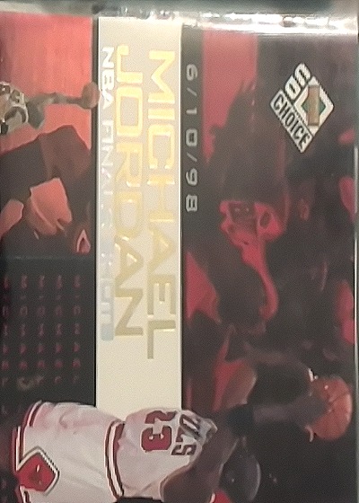 1998-99 Upper Deck UD Choice NBA Finals Shots Michael Jordan #2 — front