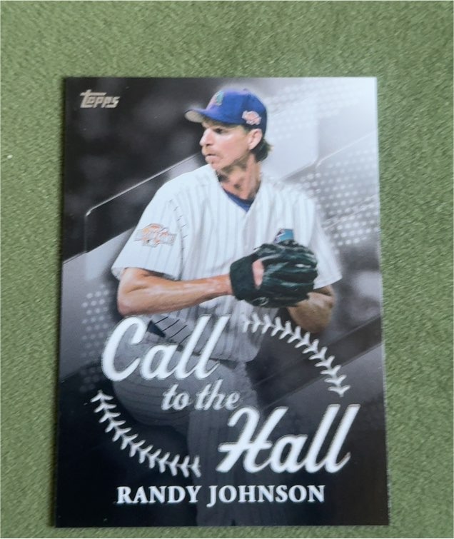 2025 Topps Series 1 Call to the Hall #CTH-1 Randy Johnson — front