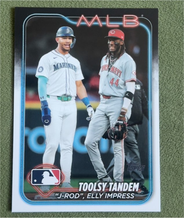 2024 Topps Update #US238 Toolsy Tandem Julio Rodriguez Elly De La Cruz — front