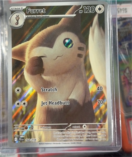 2025 Pokémon Journey Together #168/159 Furret — front