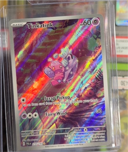 2023 Pokémon Paldea Evolved #216 Tinkatink — front