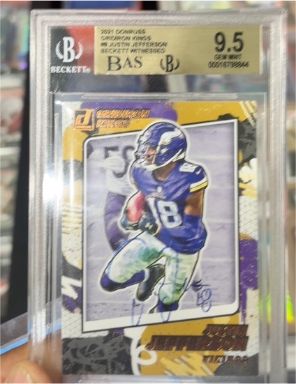 2021 Panini Donruss Gridiron Kings Studio Series #GK8 Justin Jefferson — front