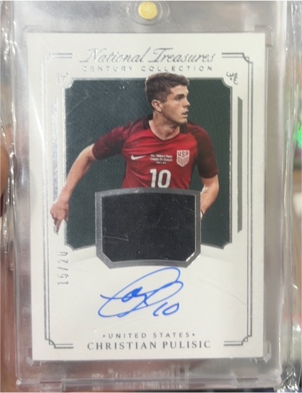 2018 Panini National Treasures Century Collection #10 Christian Pulisic — front