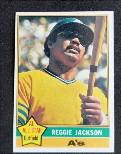 1976 Topps #500 Reggie Jackson — front