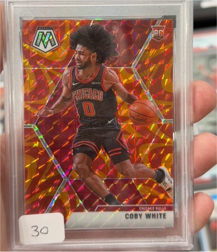 2019-20 Panini Mosaic #211 Coby White — front