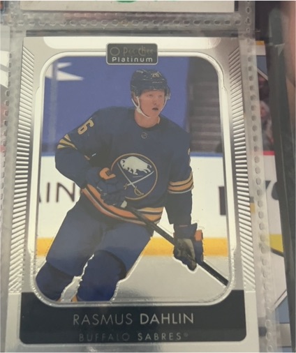 2021-22 O-Pee-Chee Platinum #168 Rasmus Dahlin — front