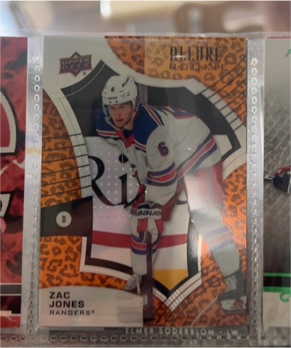 2021-22 Upper Deck Allure Rookies Leopard #139 Zac Jones — front