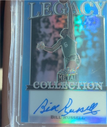2022 Leaf Metal Legacy Bill Russell — front