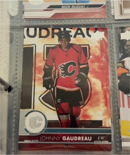 2017-18 Upper Deck #151 Johnny Gaudreau — front