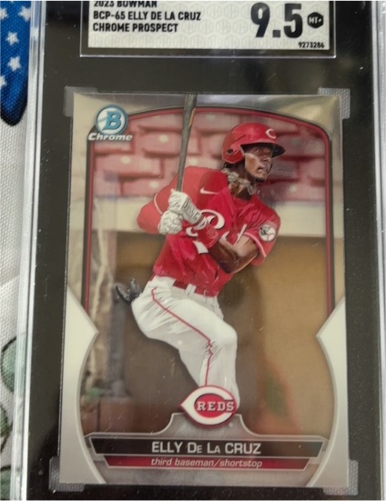 2023 Bowman Chrome Prospects #BCP-65 Elly De La Cruz — front