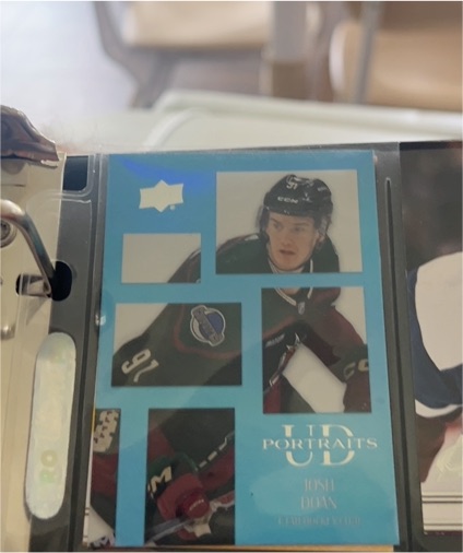 2024-25 Upper Deck Series 2 UD Portraits #P38 Josh Doan — front