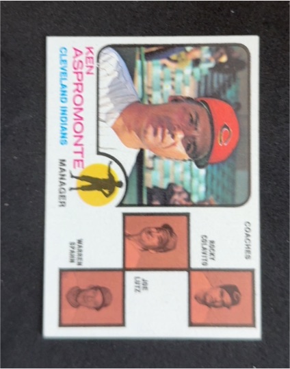 1973 Topps #449 Ken Aspromonte — front