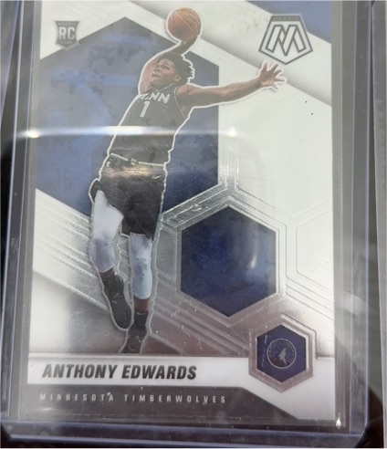 2020-21 Panini Mosaic #201 Anthony Edwards — front
