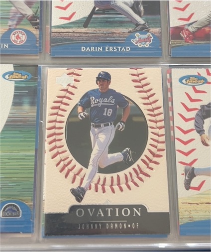 1999 Upper Deck Ovation #19 Johnny Damon — front