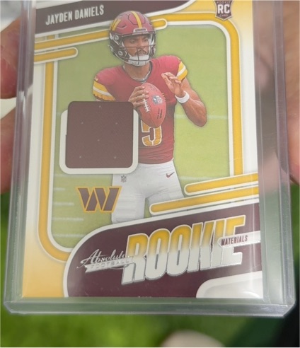 2024 Panini Absolute Rookie Materials #ARM-JDS Jayden Daniels — front