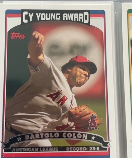 2006 Topps #260 Bartolo Colon — front