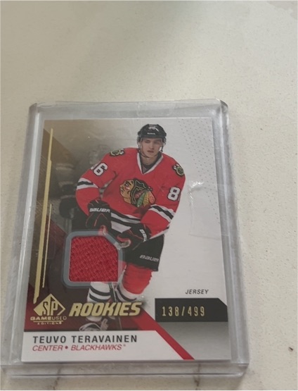 2014-15 SP Game Used #156 Teuvo Teravainen — front
