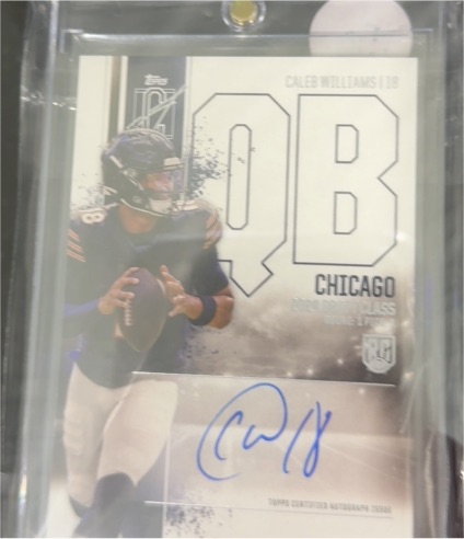 2024 Topps Signature Class #RCA-CW Caleb Williams — front