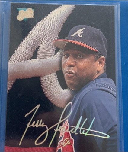 1993 Leaf Studio #117 Terry Pendleton — front