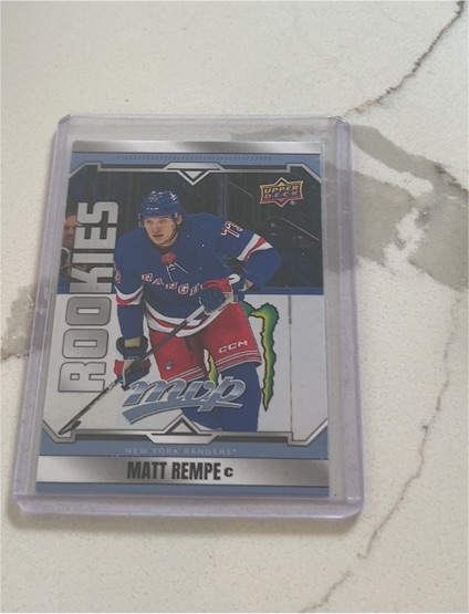 2024-25 Upper Deck MVP #240 Matt Rempe — front