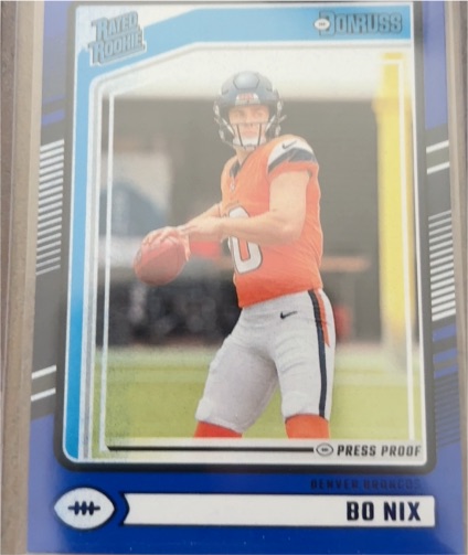 2024 Donruss #369 Bo Nix — front