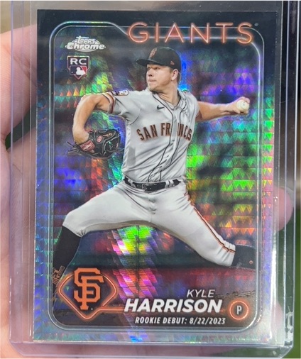 2024 Topps Chrome Update #USC157 Kyle Harrison — front