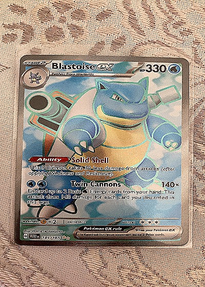 2023 Pokémon Scarlet & Violet 151 #184/165 Blastoise ex — front