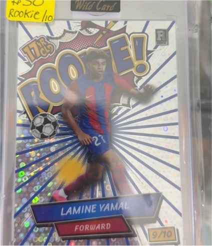 2024 Wild Card Lamine Yamal RC Barcelona Rookie Edition — front