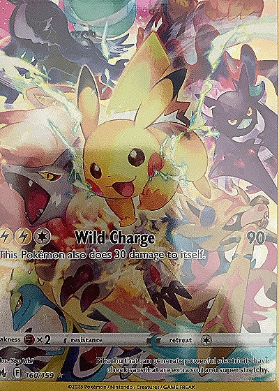 2023 Pokémon Crown Zenith #160/159 Pikachu — front