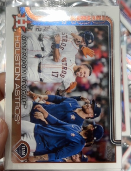 2025 Topps #76 Houston Astros — front
