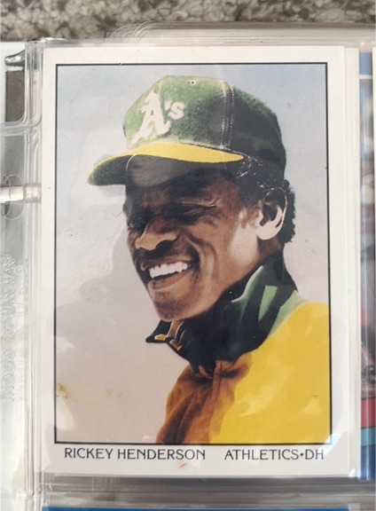 1990 Score #686 Rickey Henderson — front